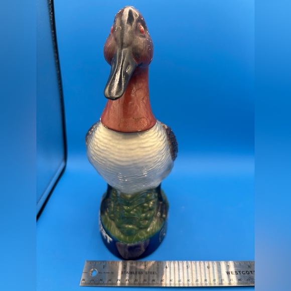 Vintage 1979 Ceramic Duck Decanter Lord Calvert Canadian Whiskey Barware READ - Picture 11 of 12